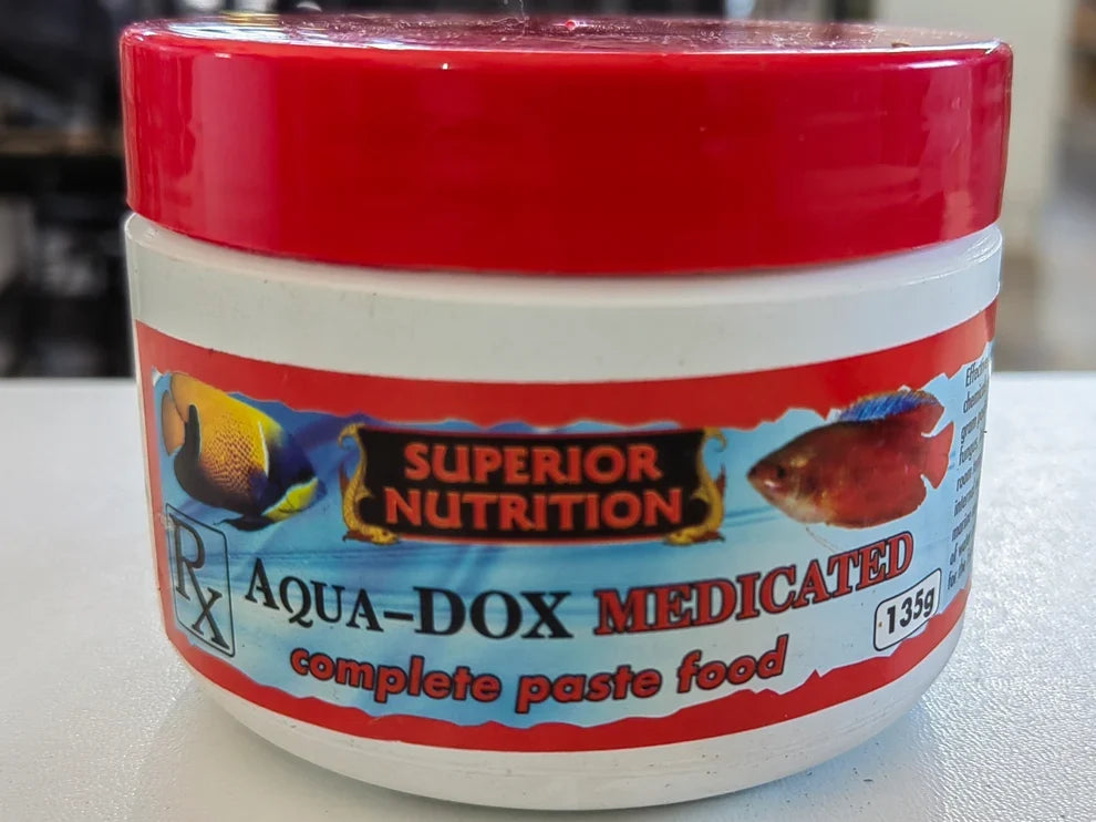 Superior Nutrition Aqua-dox Medicated Paste Food 135g for Sale South Africa | RSB Aquatics