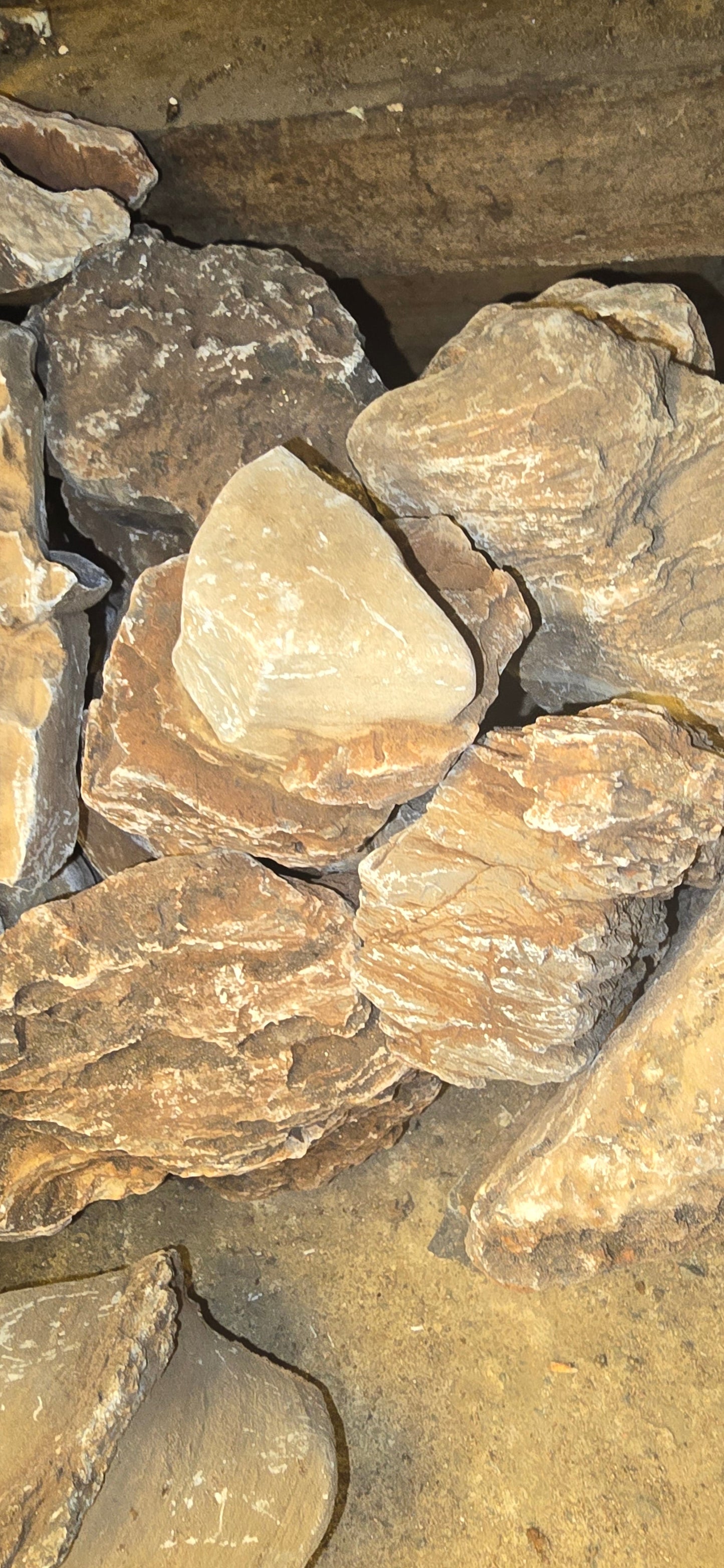 Scaping rocks